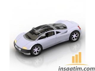 Araba Çizimi - 3D Model