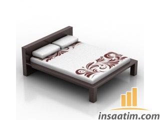 İkili Yatak Çizimi - 3D Model