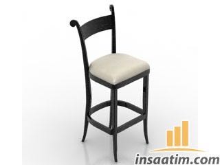 Sandalye Çizimi - 3D Model