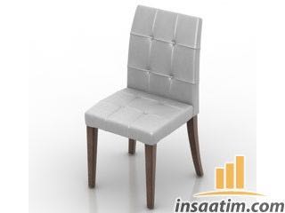 Sandalye Çizimi - 3D Model