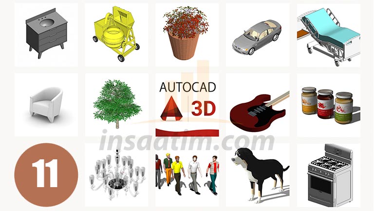 3D AutoCAD Çizim Arşivi-11