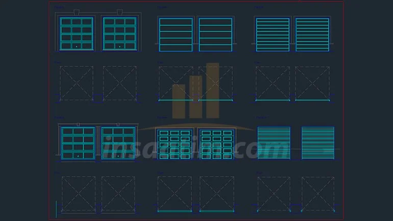 Garaj Kapısı Çizimleri (dwg)