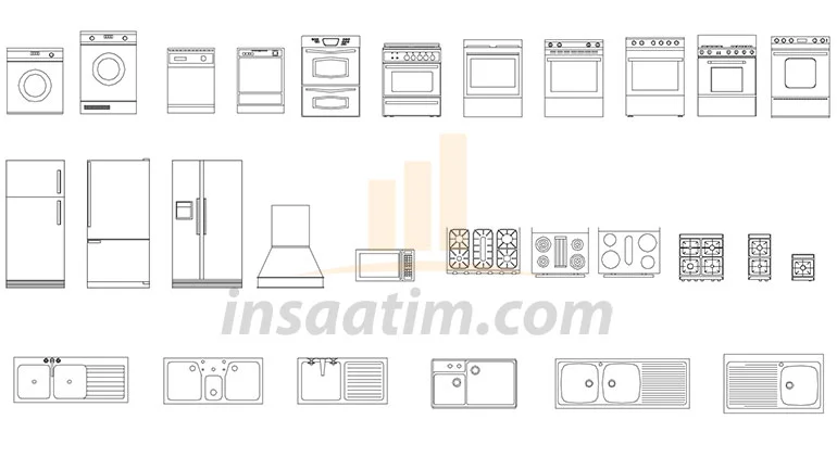 Autocad Mutfak Tefrişleri – dwg