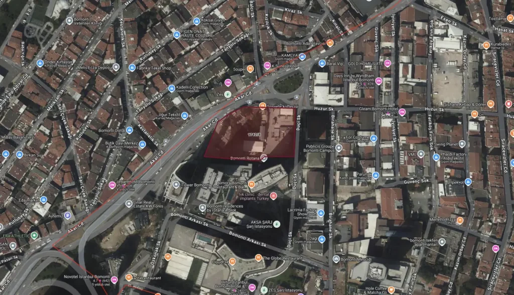 İstanbul Şişli’de Dev Satış: 9.543 m² , Muhammen Satış Bedeli: 4,6 milyar TL