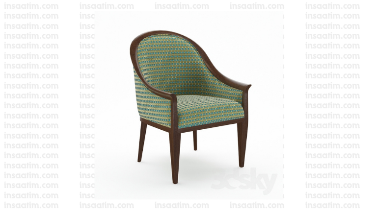 Berjer (Tekli Koltuk) 3D Modeli