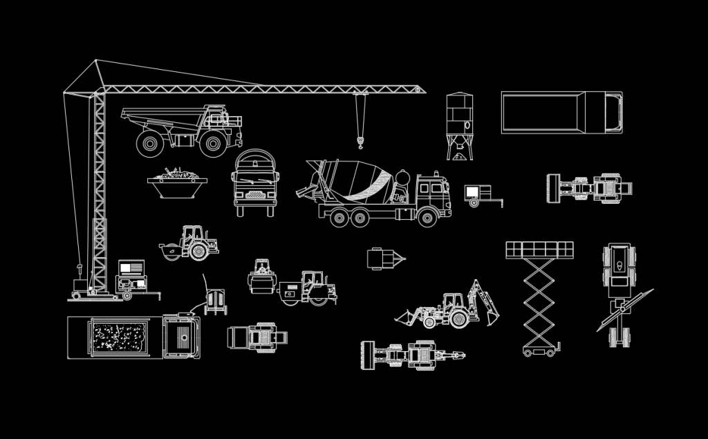 İş Makinesi Tefriş Çizimleri – dwg